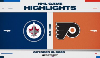 NHL Highlights | Jets vs. Flyers - October 16, 2025
