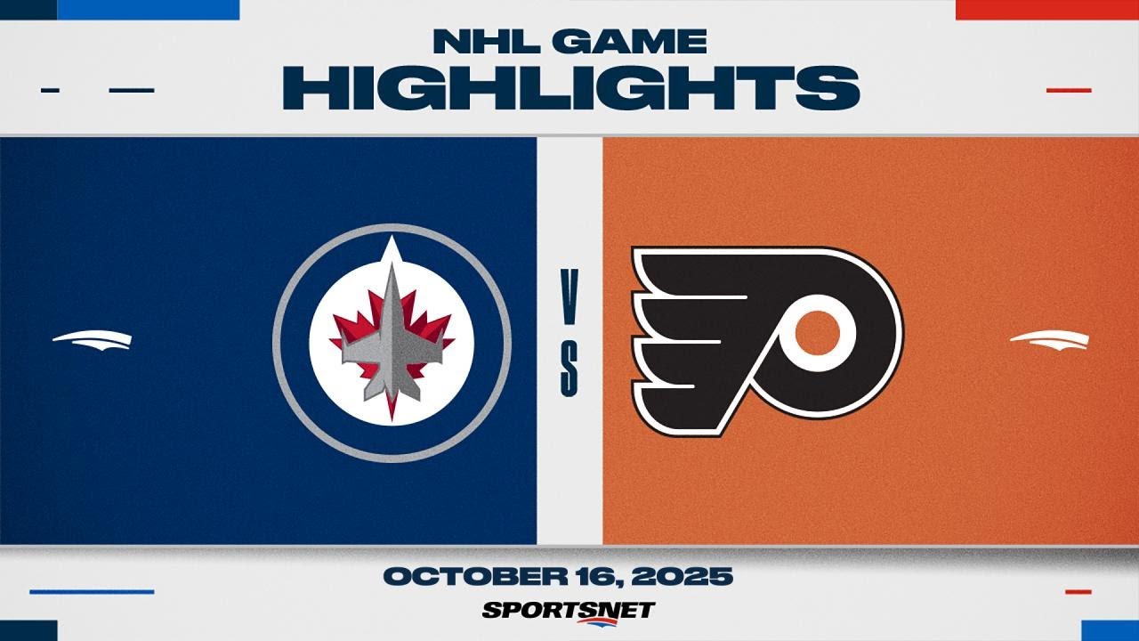 NHL Highlights | Jets vs. Flyers - October 16, 2025