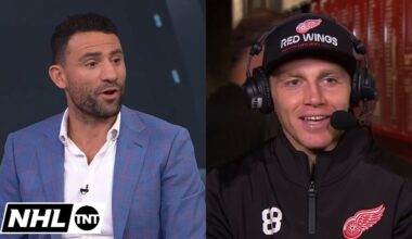 Patrick Kane joins the panel after Red Wings win over Panthers | NHL on TNT