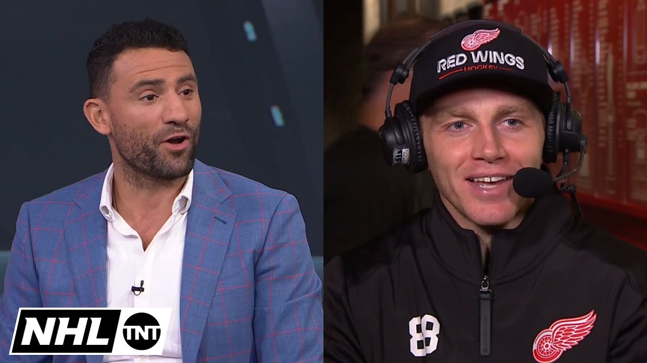 Patrick Kane joins the panel after Red Wings win over Panthers | NHL on TNT