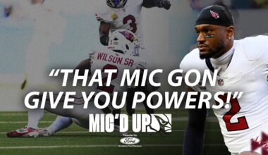Mack Wilson Sr. "AND HE'S MIC'D UP!" vs Indianapolis Colts |AZ Cardinals