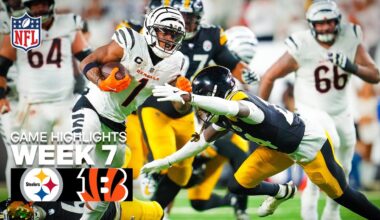 Pittsburgh Steelers vs Cincinnati Bengals Game Highlights | 2025 NFL Season Week 7