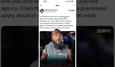 BREAKING! Charlotte hornets are waiving guard Spencer DINWIDDIE 😱