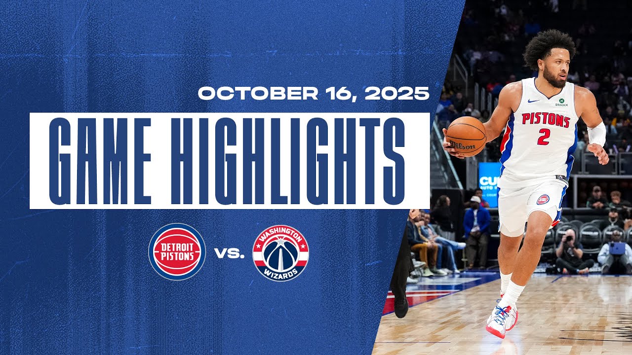 Full Game Highlights l Detroit Pistons vs Washington Wizards