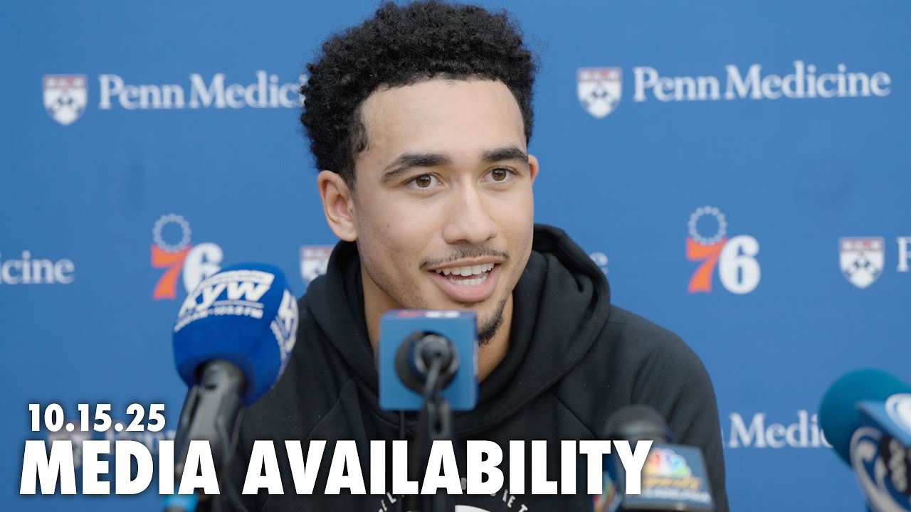 Philadelphia 76ers Practice Media Availability 🎙️ | Jared McCain | 10.15.25