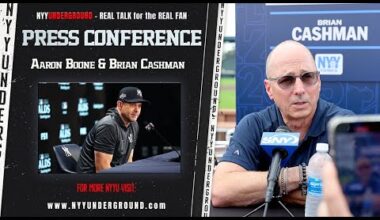 LIVE Cashman and Boone SPEAK! PRESS CONFERENCE