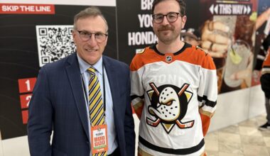 Met PVB at the game tonight. Nice enough to stop for a pic.