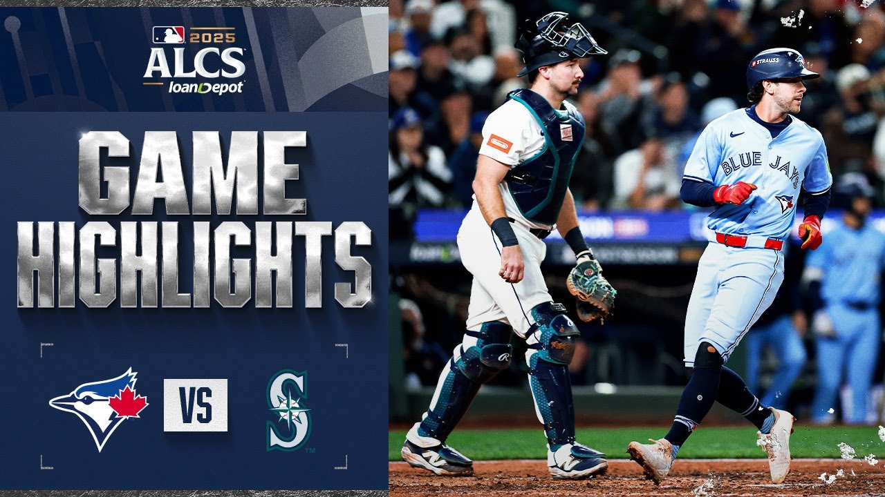 Blue Jays vs. Mariners ALCS Game 4 Highlights (10/16/25) | MLB Highlights
