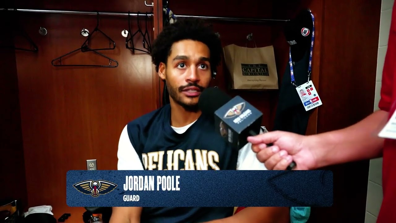 Jordan Poole | Pelicans-Magic Postgame | 2025 NBA Preseason