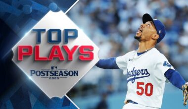 Top MLB Plays of 10/16/25 (Mookie Betts' great toss to first base, Max Scherzer's strong start!)