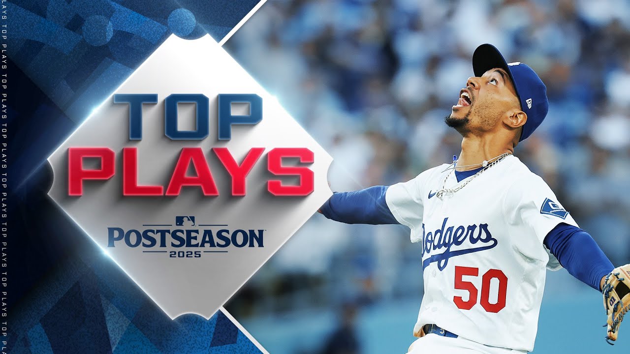 Top MLB Plays of 10/16/25 (Mookie Betts' great toss to first base, Max Scherzer's strong start!)
