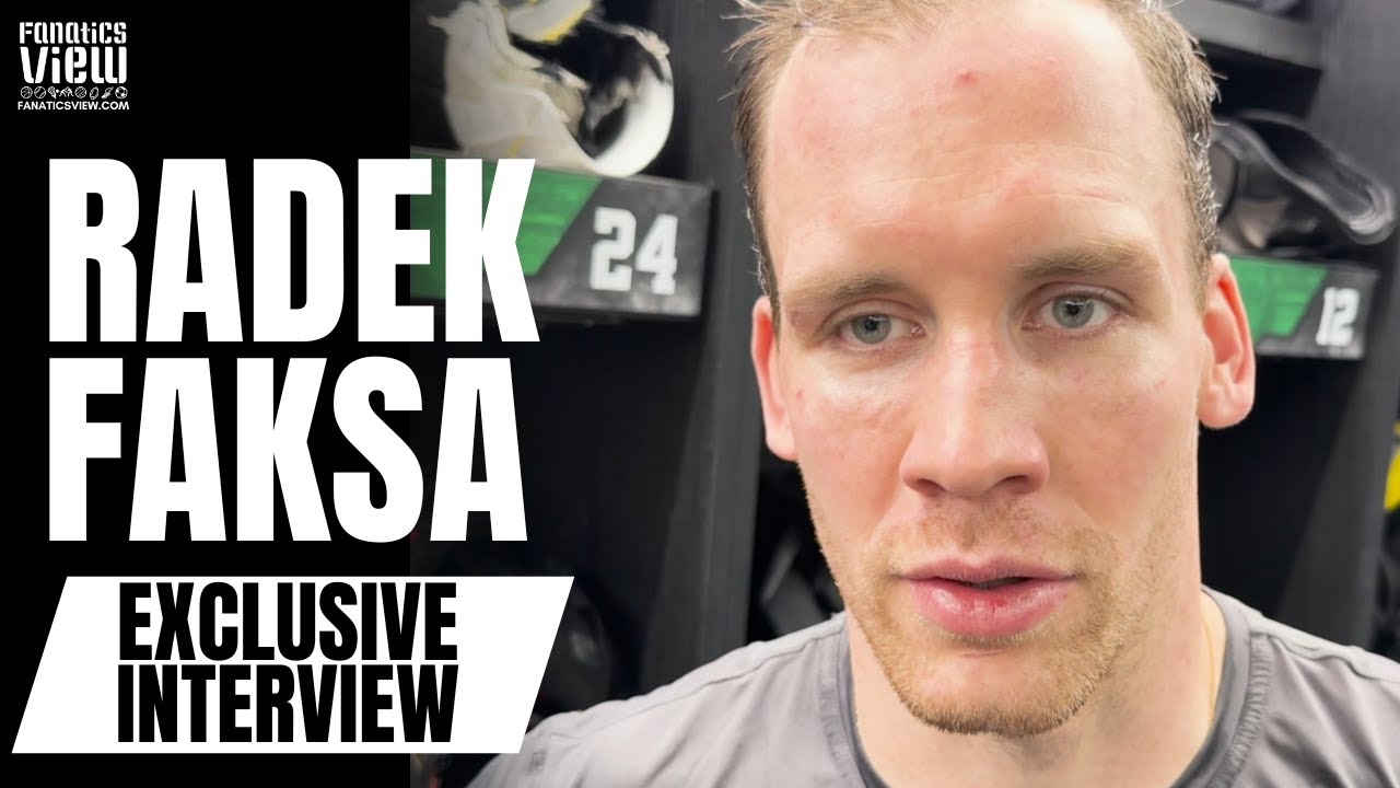 Radek Faksa Reflects on Dallas Stars Journey, Year With St. Louis Blues & Stars 2025 Home Opener