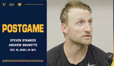 Steven Stamkos & Andrew Brunette - Postgame: Oct. 16, 2025