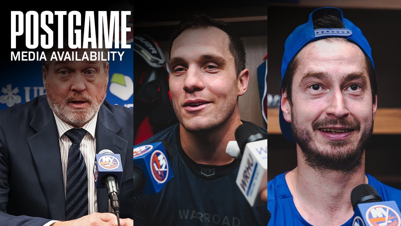 Postgame Availability | NYI vs EDM (10/16/25)
