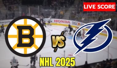🔴 Boston Bruins vs Tampa Bay Lightning | EN VIVO NHL Regular Season 2025 | Live Score Update