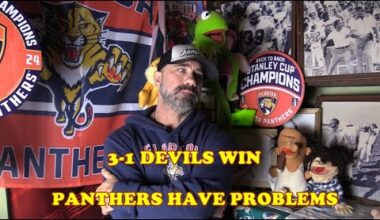 Florida Panthers Lose Third Straight 3-1 to NJ Devils - Getting Frustrating