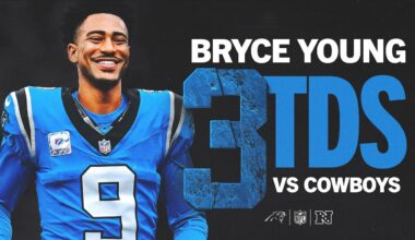 Bryce Young's Best Plays from 3-TD game vs. Cowboys | Week 6 | Carolina Panthers