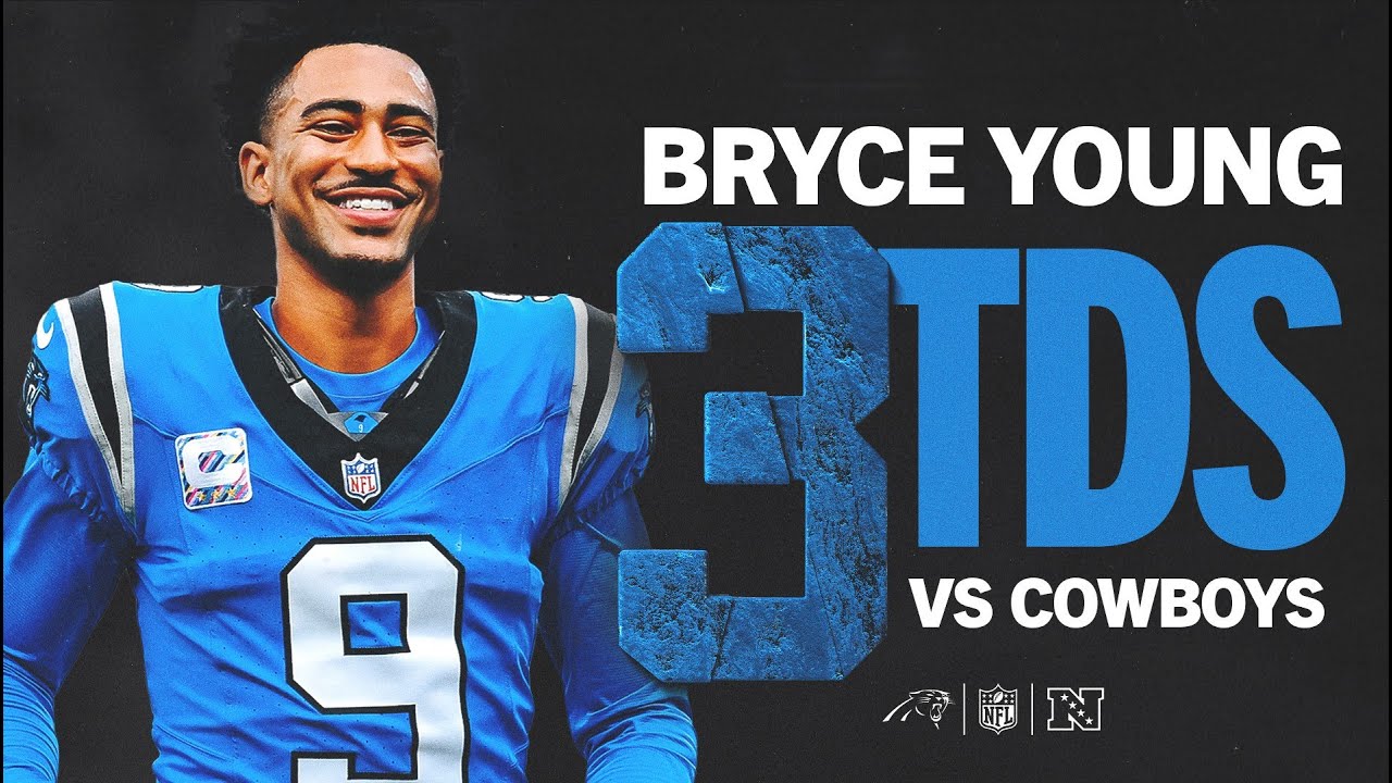 Bryce Young's Best Plays from 3-TD game vs. Cowboys | Week 6 | Carolina Panthers