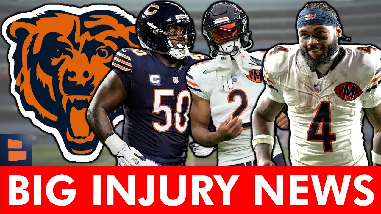HUGE Chicago Bears Injury News: Grady Jarrett Surgery? DJ Moore Trending Up? Cairo Santos OUT Again?