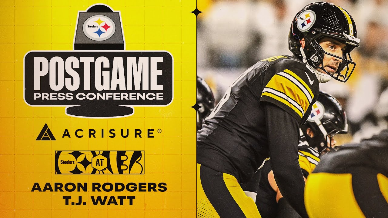 Rodgers & Watt Postgame Press Conference (Week 7 at Cincinnati Bengals)