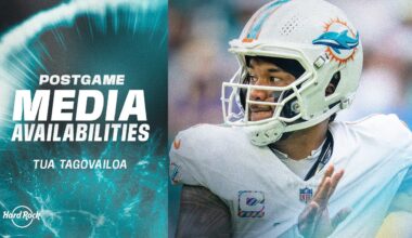 QB Tua Tagovailoa meets with the media after #LACvsMIA | Miami Dolphins