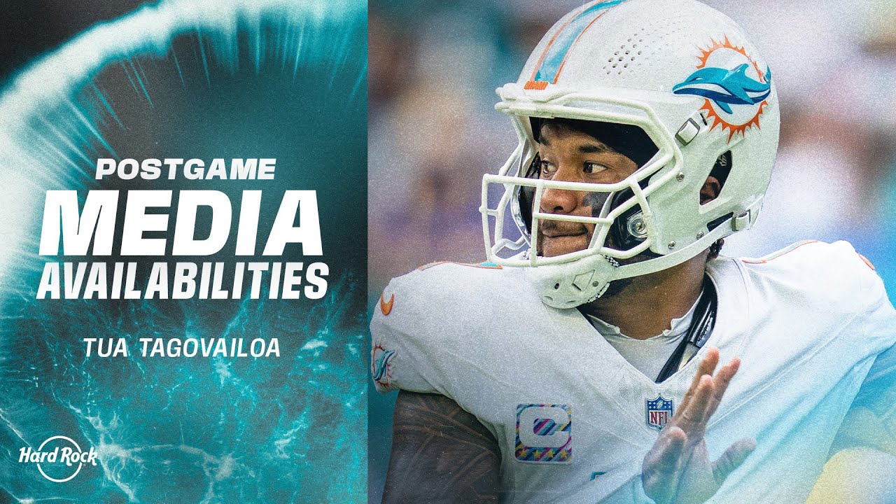 QB Tua Tagovailoa meets with the media after #LACvsMIA | Miami Dolphins