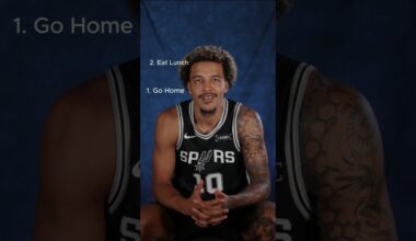 gotta question for ya! 😂 #Spurs #NBA #victorwembanyama