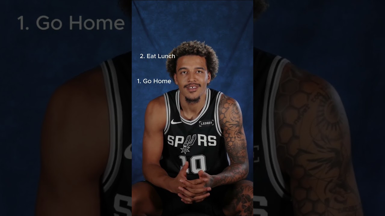 gotta question for ya! 😂 #Spurs #NBA #victorwembanyama