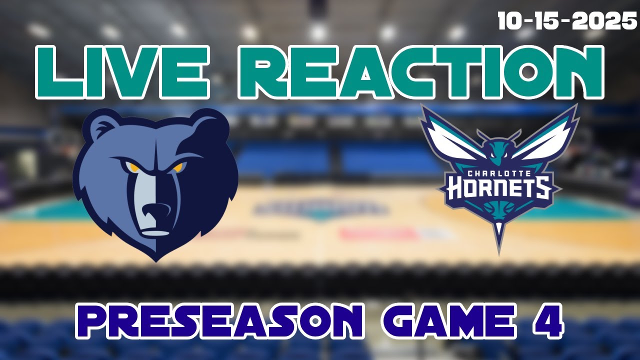 Memphis Grizzlies Vs Charlotte Hornets Live Reaction