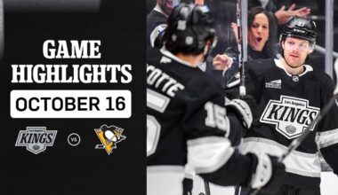 HIGHLIGHTS: LA Kings vs Pittsburgh Penguins | 10.16.25 NHL Regular Season