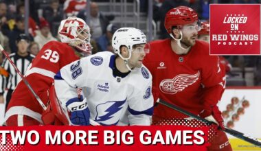 Tough matchups against Tampa & Edmonton loom | Nate Danielson practices in GR | Raymond still DTD