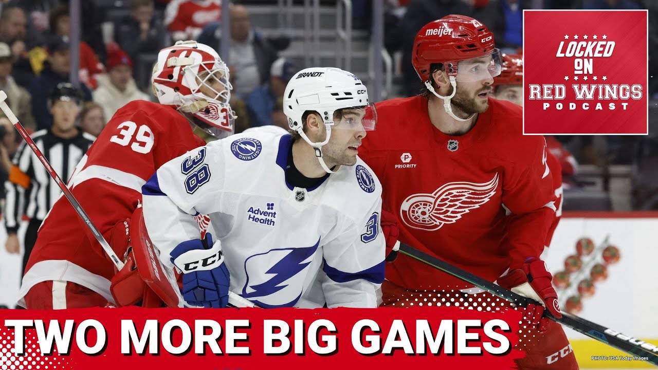 Tough matchups against Tampa & Edmonton loom | Nate Danielson practices in GR | Raymond still DTD