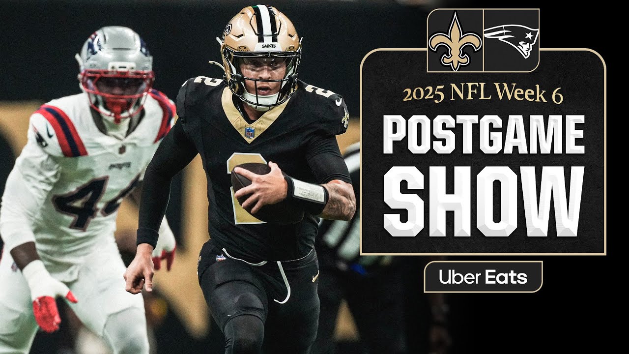 LIVE: Saints vs. Patriots Postgame Show | 2025 NFL Week 6