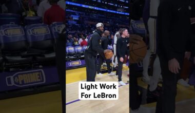 All it takes is one attempt for LeBron! 👌