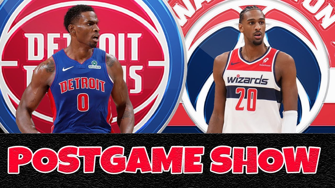 Detroit Pistons vs Washington Wizards Postgame Show