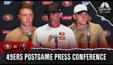 Kyle Shanahan, 49ers react to Fred Warner's injury in Week 6 loss to Buccaneers | NBC Sports BA