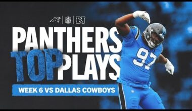 Panthers Top Plays vs. Cowboys | Week 6 | Carolina Panthers