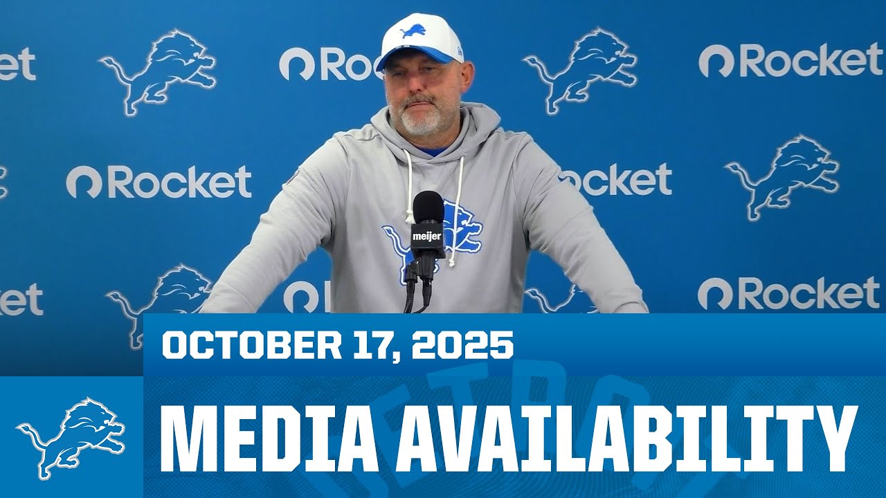 Detroit Lions coordinators meet with the media | October 17, 2025