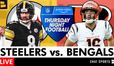 Steelers vs. Bengals Live Streaming Scoreboard, Free Play-By-Play, Highlights | NFL Week 7 on TNF