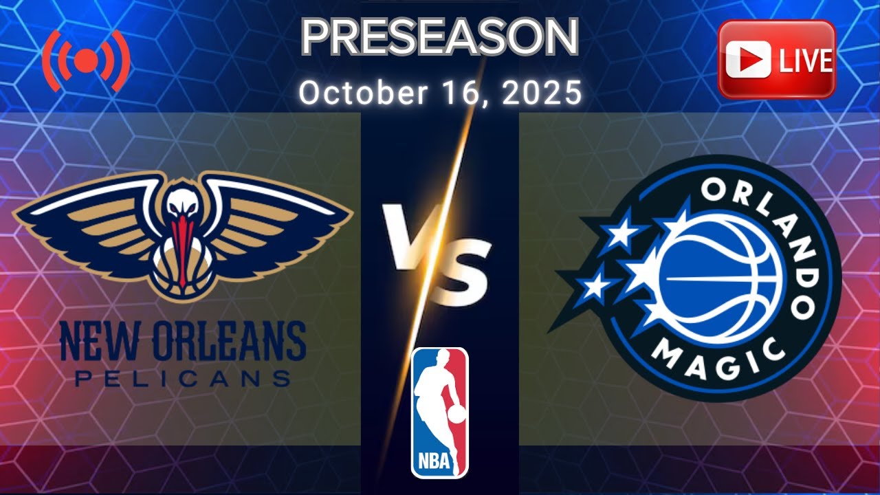 OCTOBER 16, 2025 | PELICANS VS MAGIC | NBA PRESEASON | INTENSE LIVE FULL GAME MATCHUP | NBA 2K26