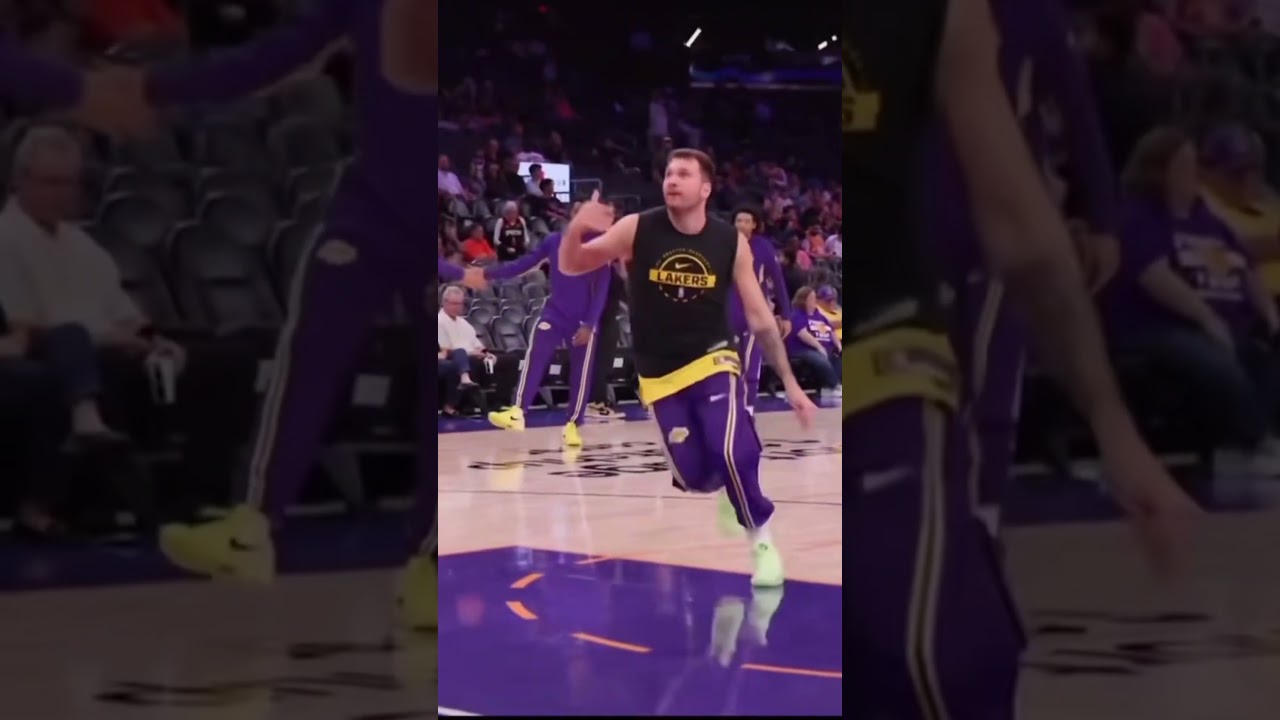 Luka Doncic Self Alley Oop #nba #losangeleslakers #lukadoncic #lakers #fyp #preseason