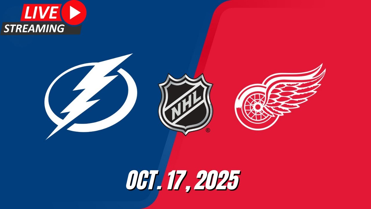 ⚡ NHL LIVE! Tampa Bay Lightning vs Detroit Red Wings Full Game Live October 17, 2025 Regular Season