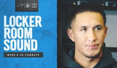 Tetairoa McMillan on scoring his first touchdown of his NFL career | Carolina Panthers