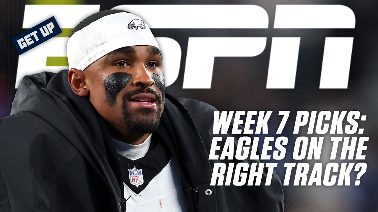 WEEK 7️⃣ PICKS & PREDICTIONS 🔮 Can the Eagles get BACK ON TRACK vs. Minnesota? | Get Up