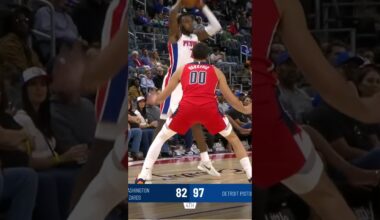 4th Quarter Highlights | Pistons vs Wizards #nba #detroitpistons #pistons