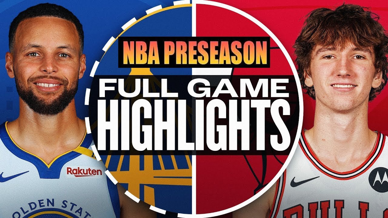 Golden State Warriors vs Chicago Bulls Full Game Highlights - OCT 17, 2025 | NBA Preseason