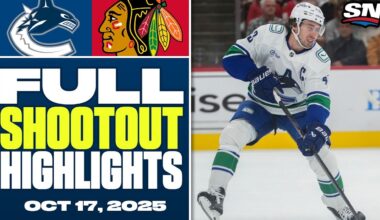 Vancouver Canucks at Chicago Blackhawks | FULL Shootout Highlights - October 17, 2025
