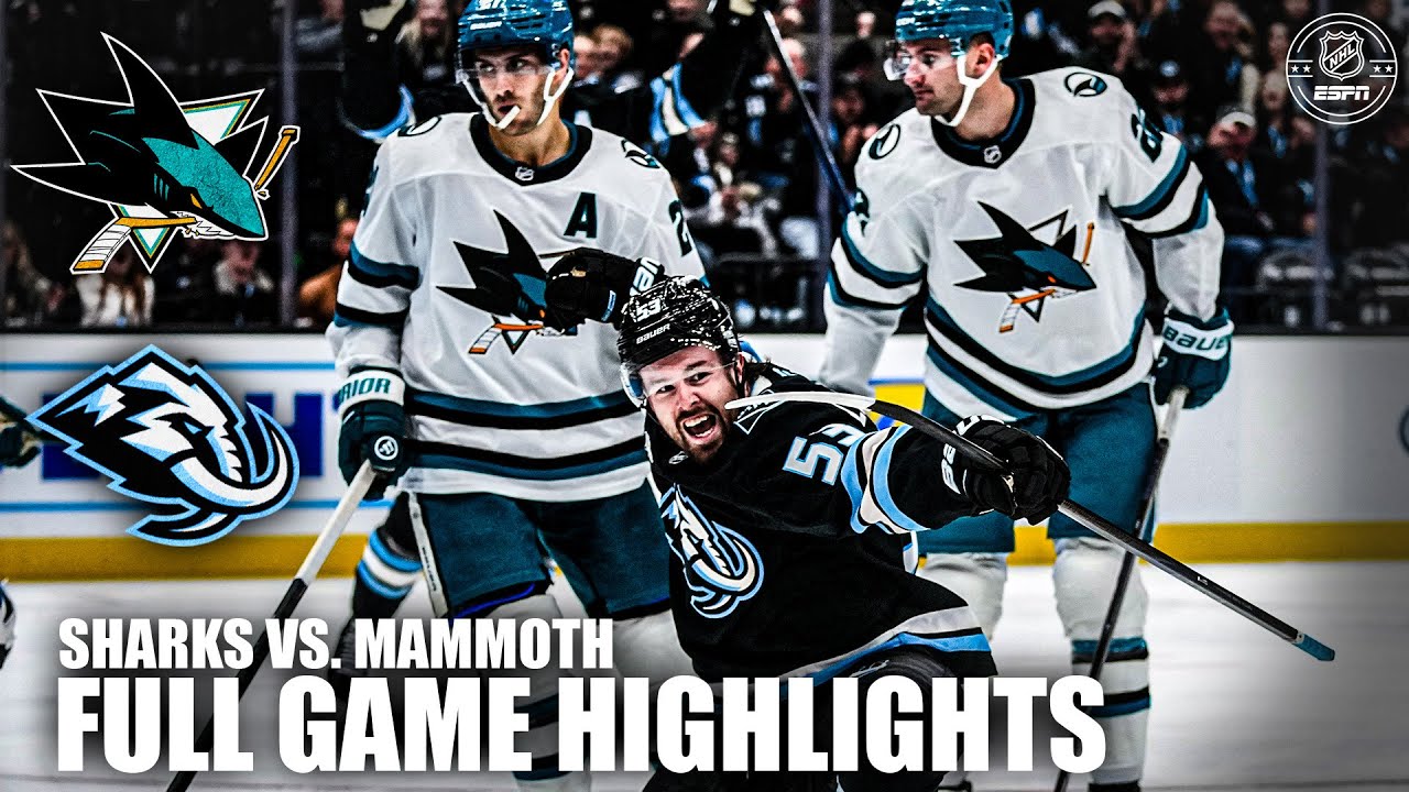 San Jose Sharks vs. Utah Mammoth | Full Game Highlights | ESPN NHL