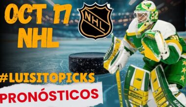 🔴 PRONÓSTICOS DE NHL 🔥VIERNES 17 OCTUBRE ​​⚾​​ DATOS DEPORTIVOS