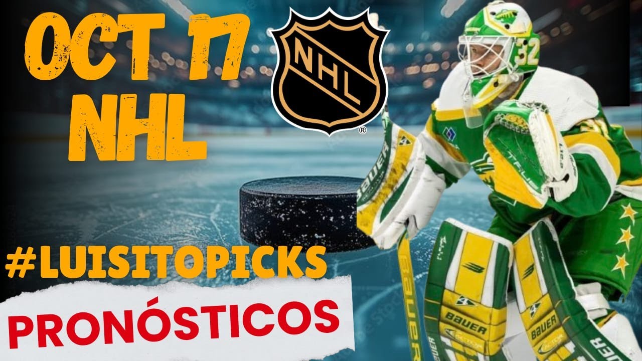 🔴 PRONÓSTICOS DE NHL 🔥VIERNES 17 OCTUBRE ​​⚾​​ DATOS DEPORTIVOS